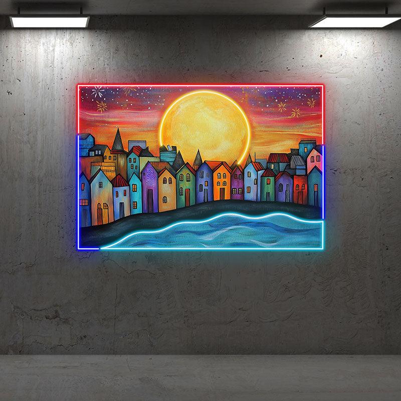 Creative Landscape Painting Neon LED LED neon sign product image