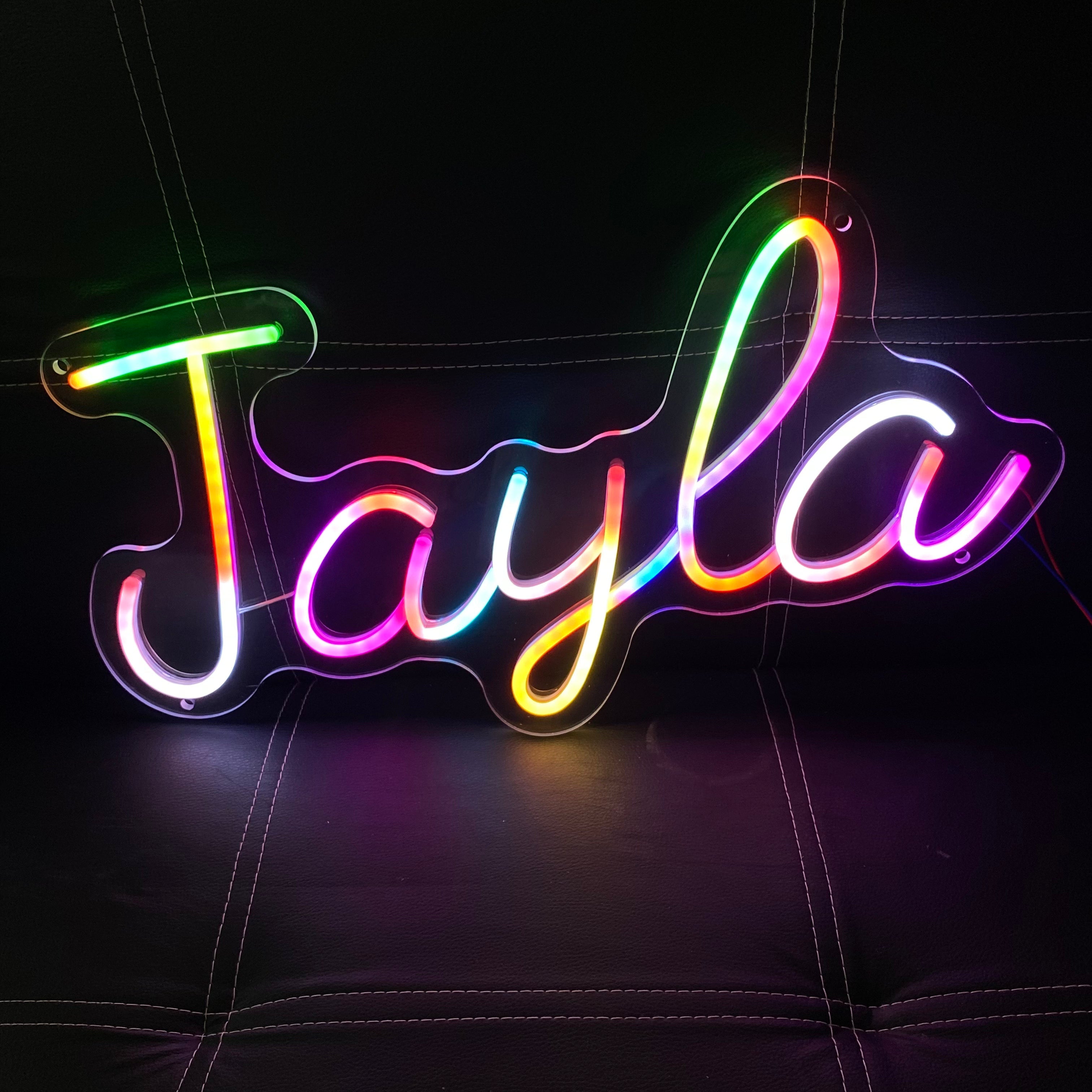 Custom Name Full Color for Wall Decor LED neon sign by NeonCS