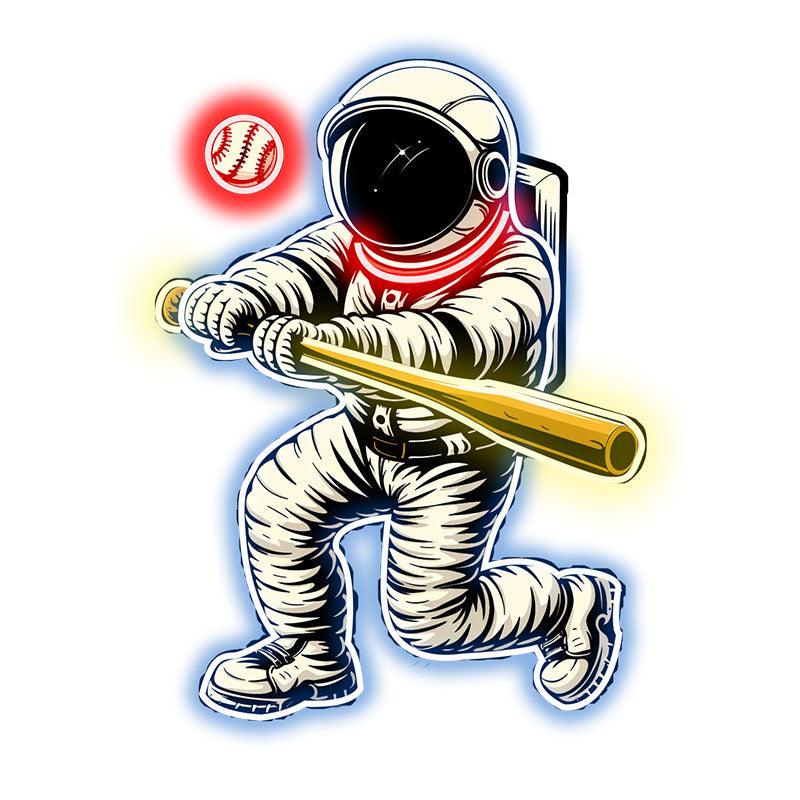 Astronaut Baseball Light - Unique LED LED neon sign product image