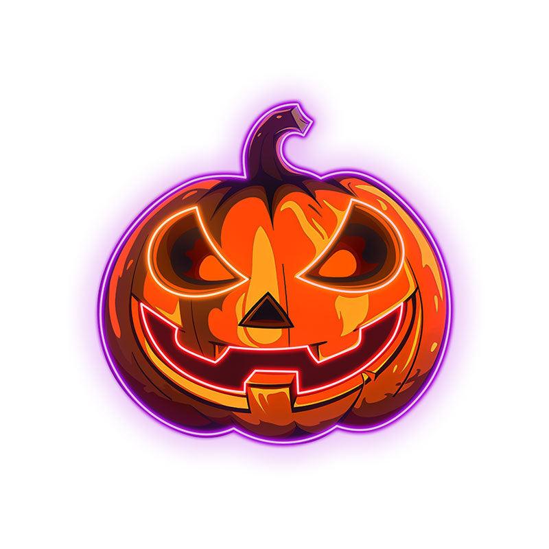 Glowing Pumpkin Light Spooky LED LED neon sign product image