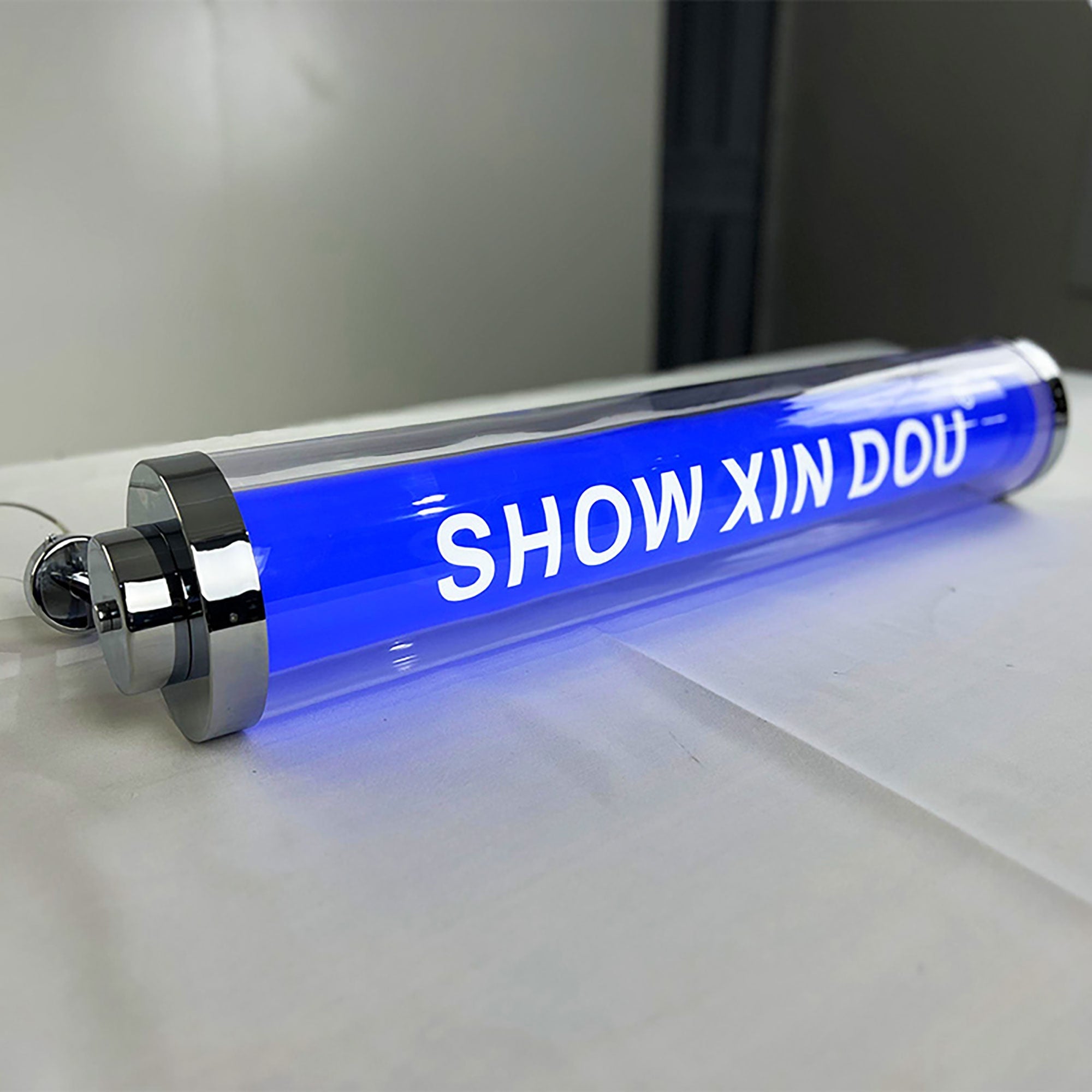 Customized Acrylic Round Tube Light LED neon sign by NeonCS