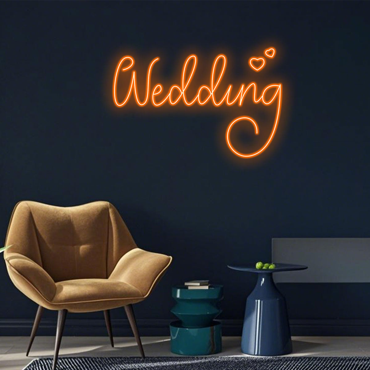 Custom Orange "wedding" - Romantic for LED neon sign product image