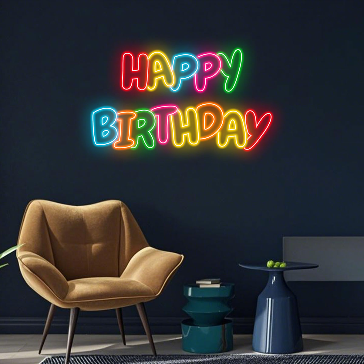 Happy Birthday Multicolor for Birthday LED neon sign product image