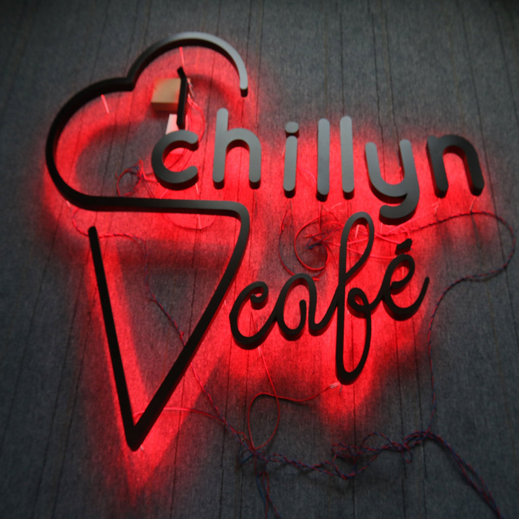 Custom Outdoor Stainless Steel 3d LED LED neon sign by NeonCS