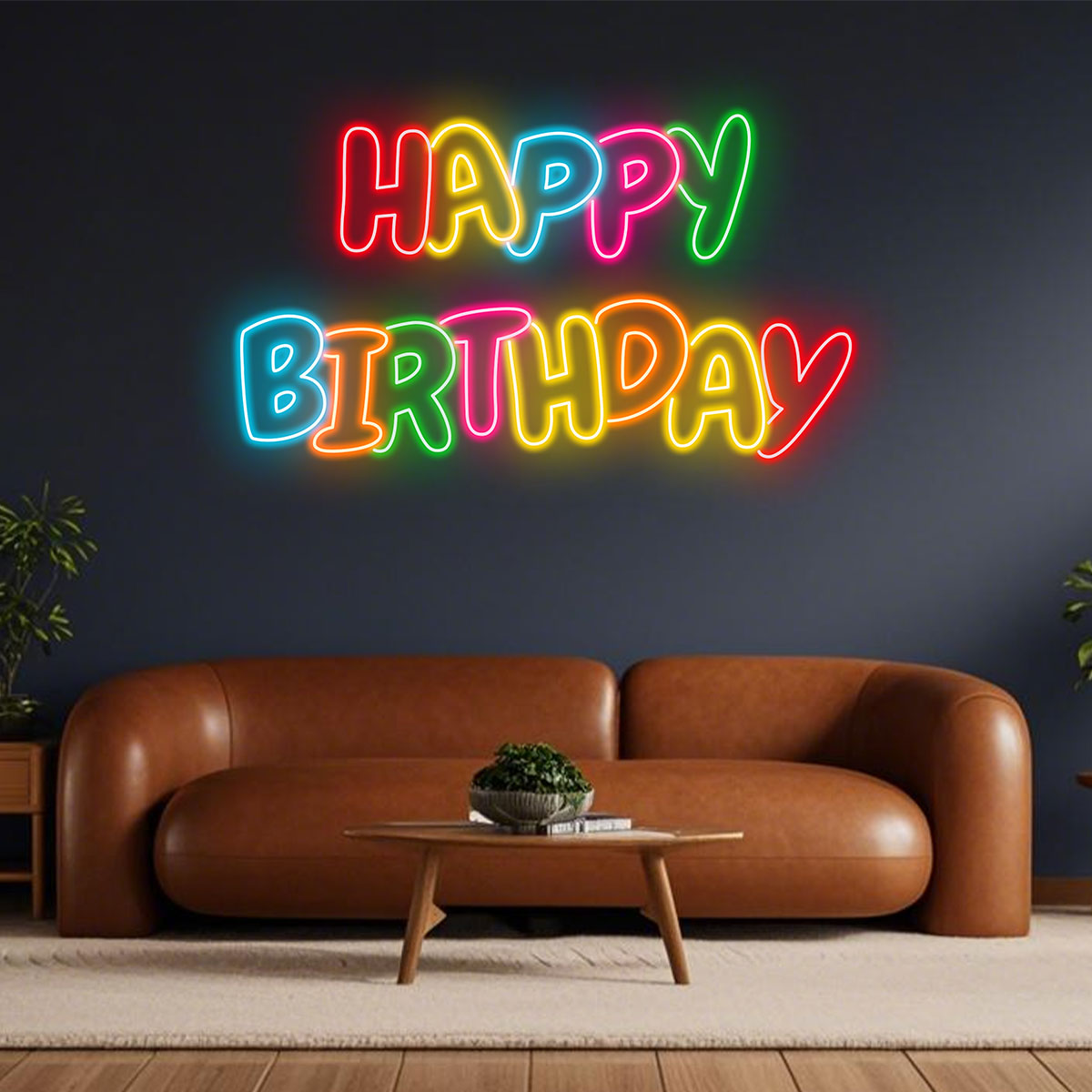 Happy Birthday Multicolor for Birthday LED neon sign by NeonCS