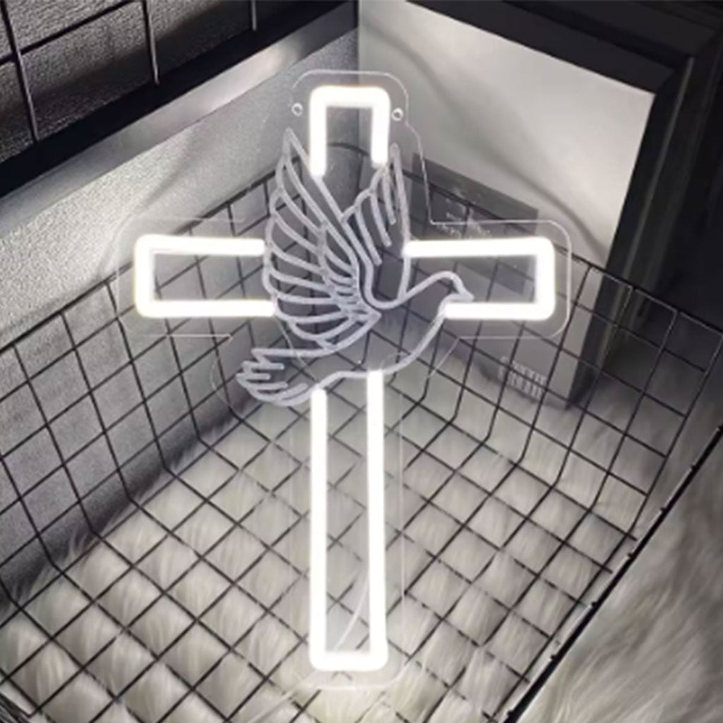 Cross Jesus Brighter Wall Decor for LED neon sign product image