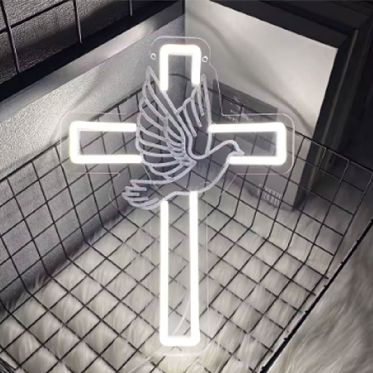 Cross Jesus Brighter Wall Decor for LED neon sign product image
