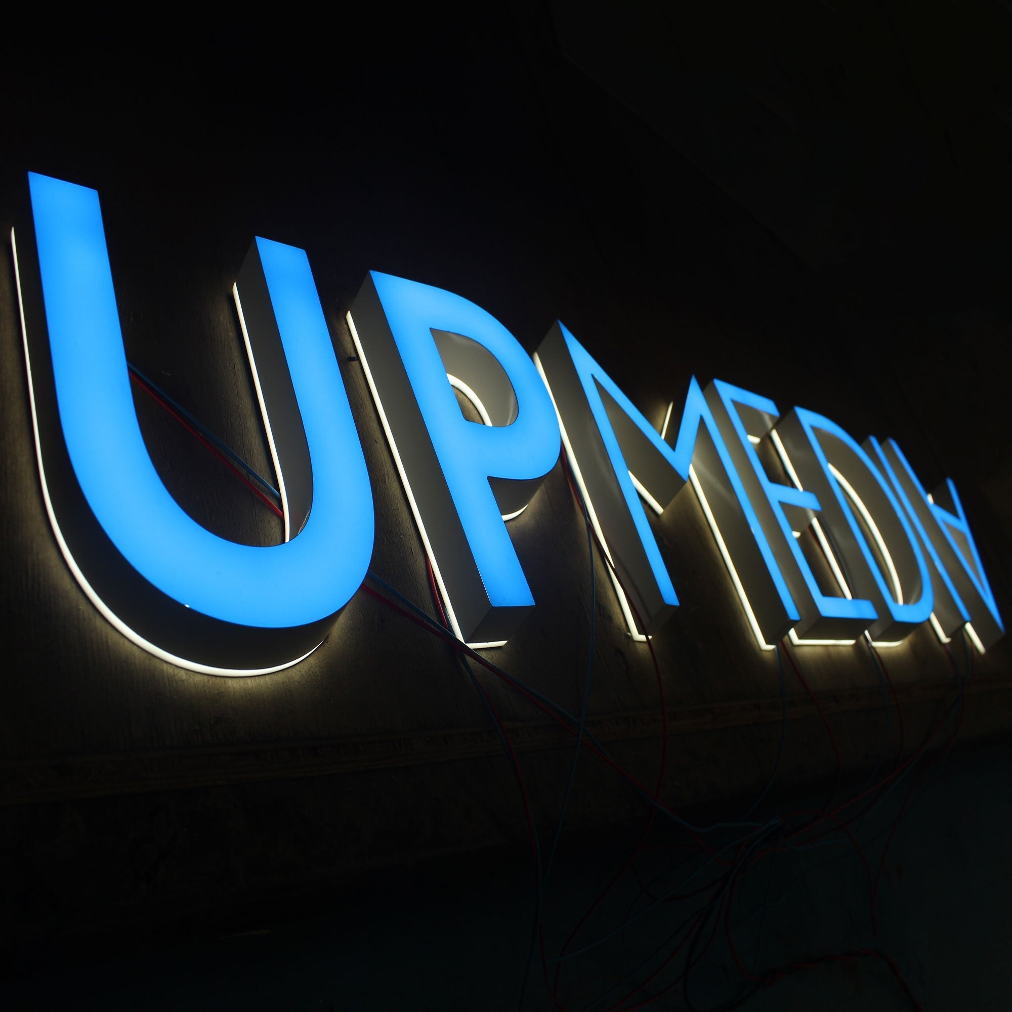 Customized Indoor Solid Cut Acrylic LED neon sign by NeonCS