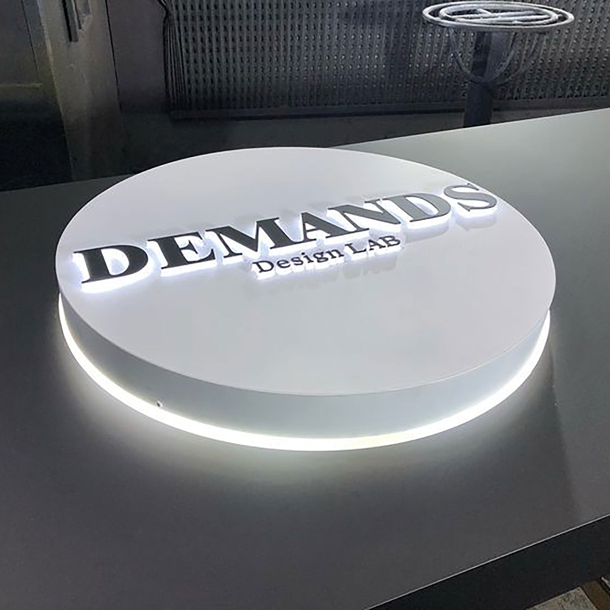 Commercial Custom Exterior Box Front LED neon sign by NeonCS