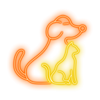 Dog Cat Pet Lover Room Wall Decor LED LED neon sign product image