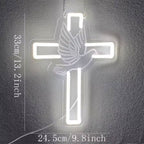 Cross Jesus Brighter Wall Decor for LED neon sign product image
