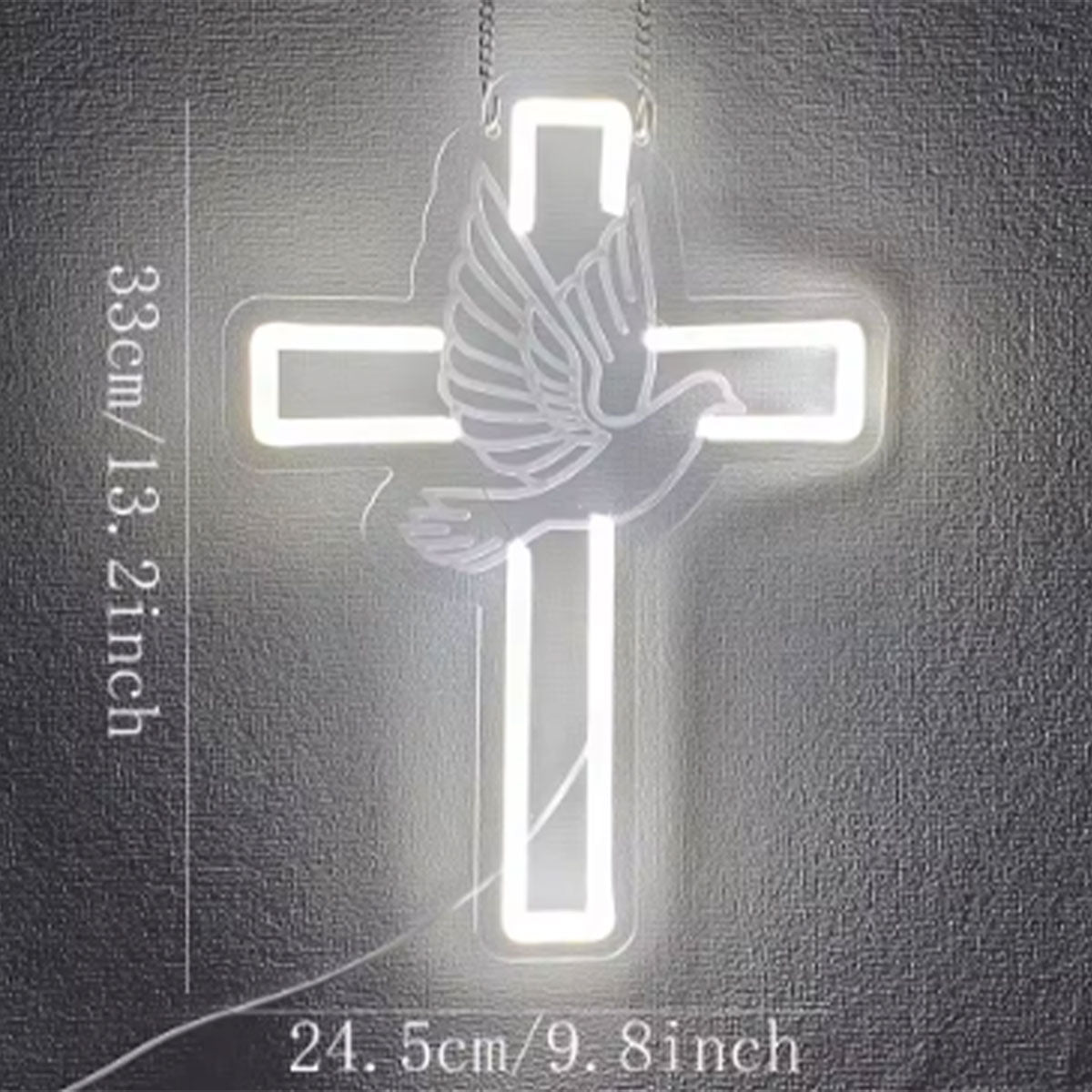 Cross Jesus Brighter Wall Decor for LED neon sign product image