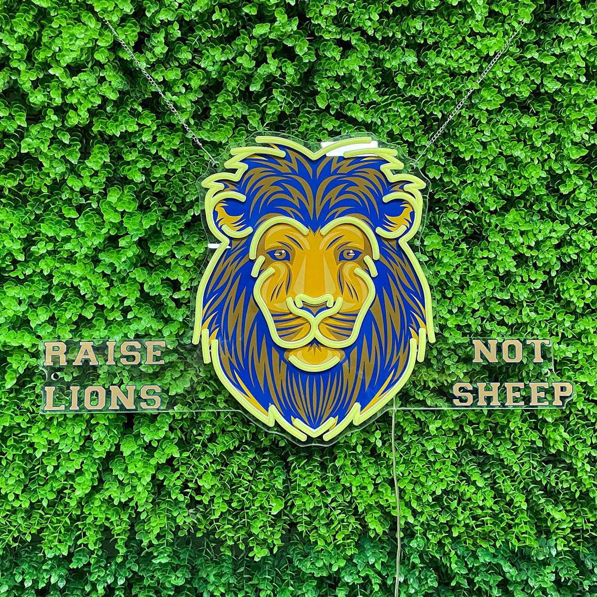 Lion Head with Quote - Stylish for LED neon sign product image