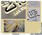 Straight Fluted Sharp Knife Sloped LED neon sign product image