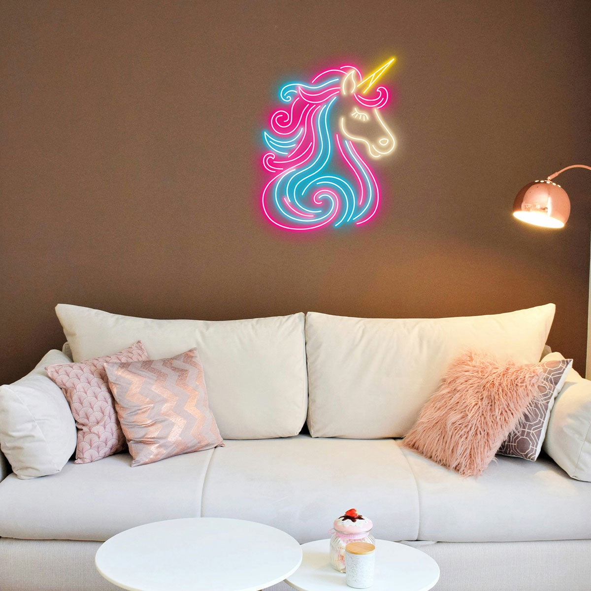 Unicorn for Kids and Teen Girls Pastel LED neon sign product image