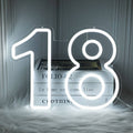 LED Number Birthday Birthday Party LED neon sign by NeonCS