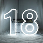LED Number Birthday Birthday Party LED neon sign by NeonCS