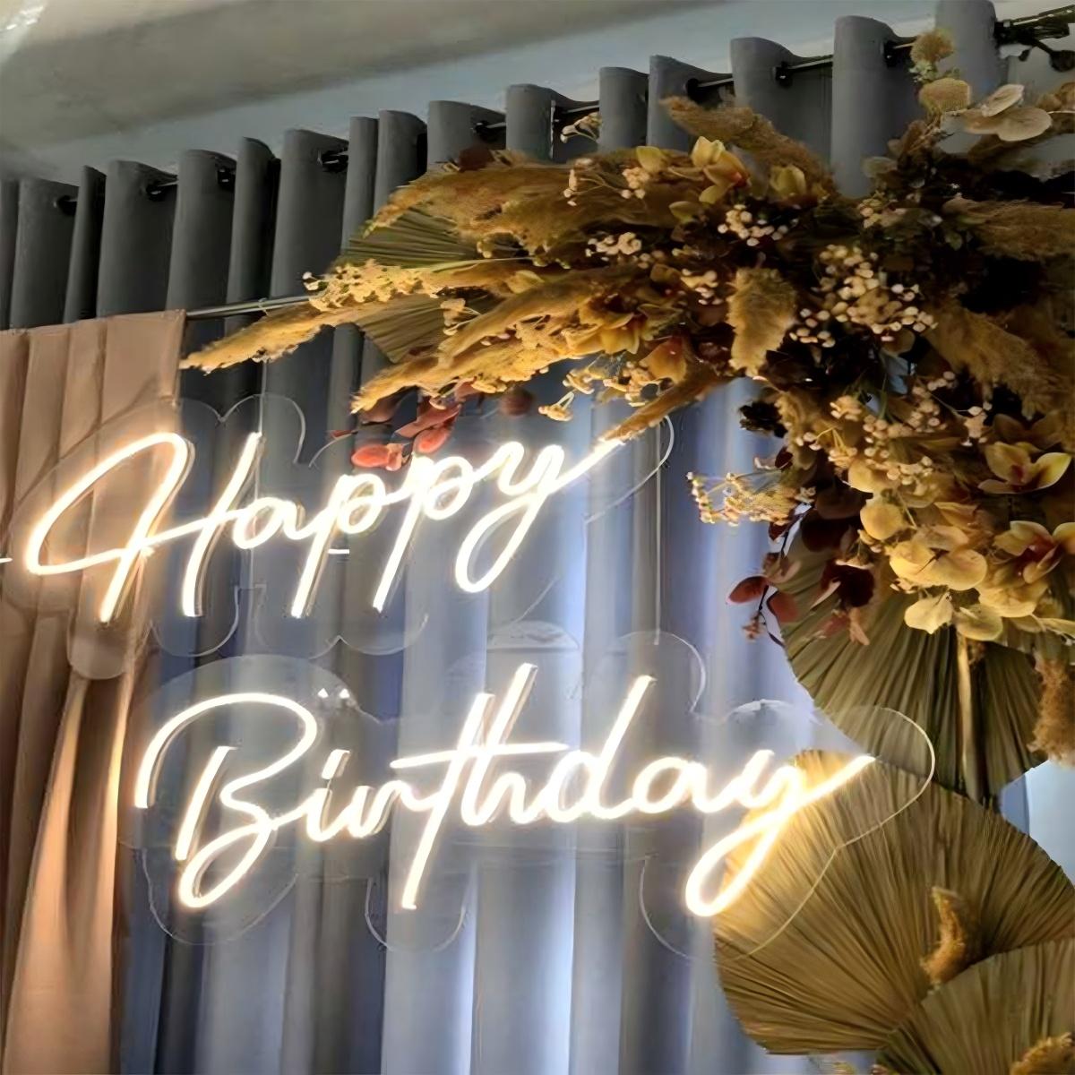 Custom Happy Birthday - Personalized LED neon sign product image