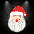 Kind Bearded Santa Claus Red Christmas LED neon sign by NeonCS