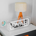 On Air" Ice Bule Lighting Table Box LED neon sign by NeonCS