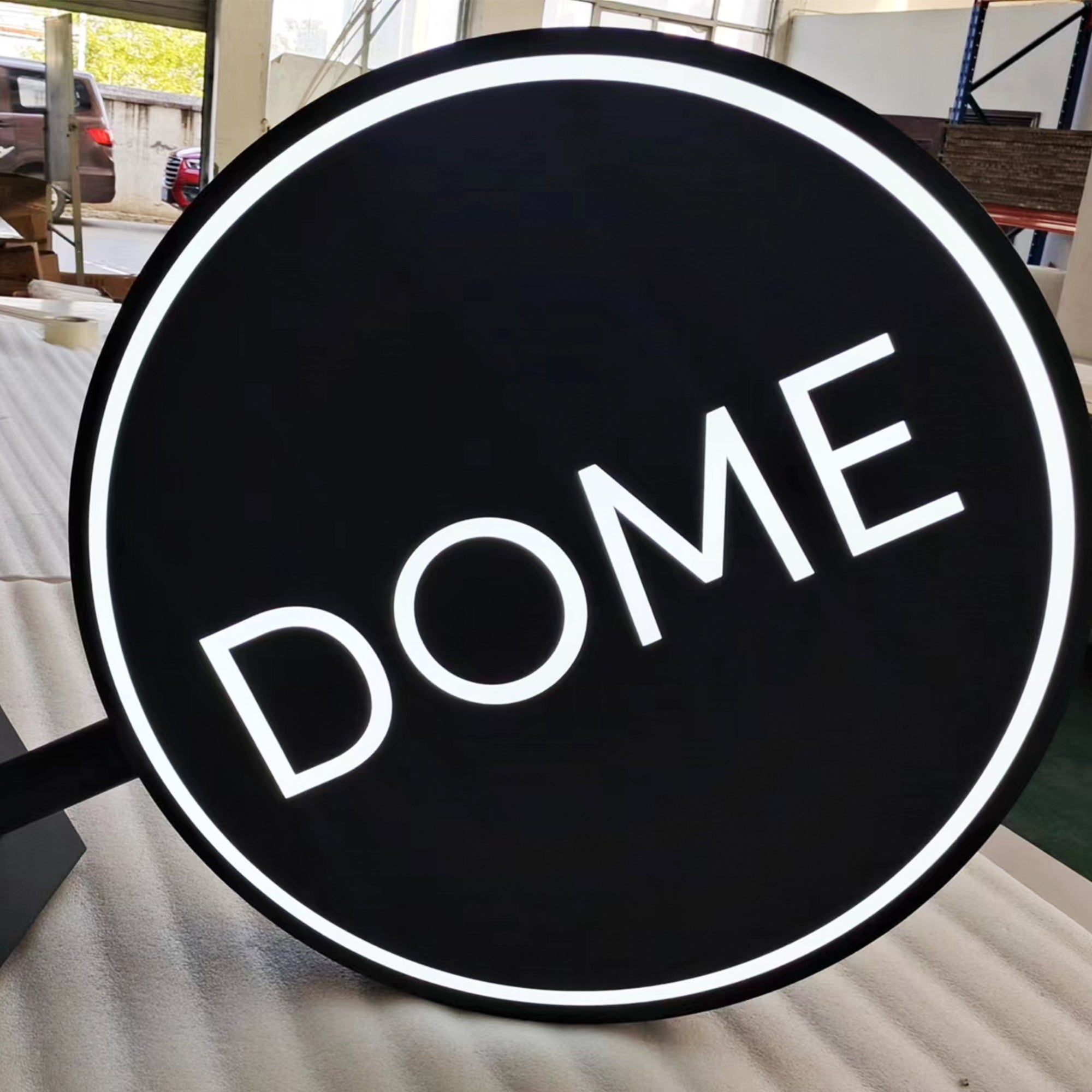 Customized Wall Blade Sign Stainless LED neon sign by NeonCS