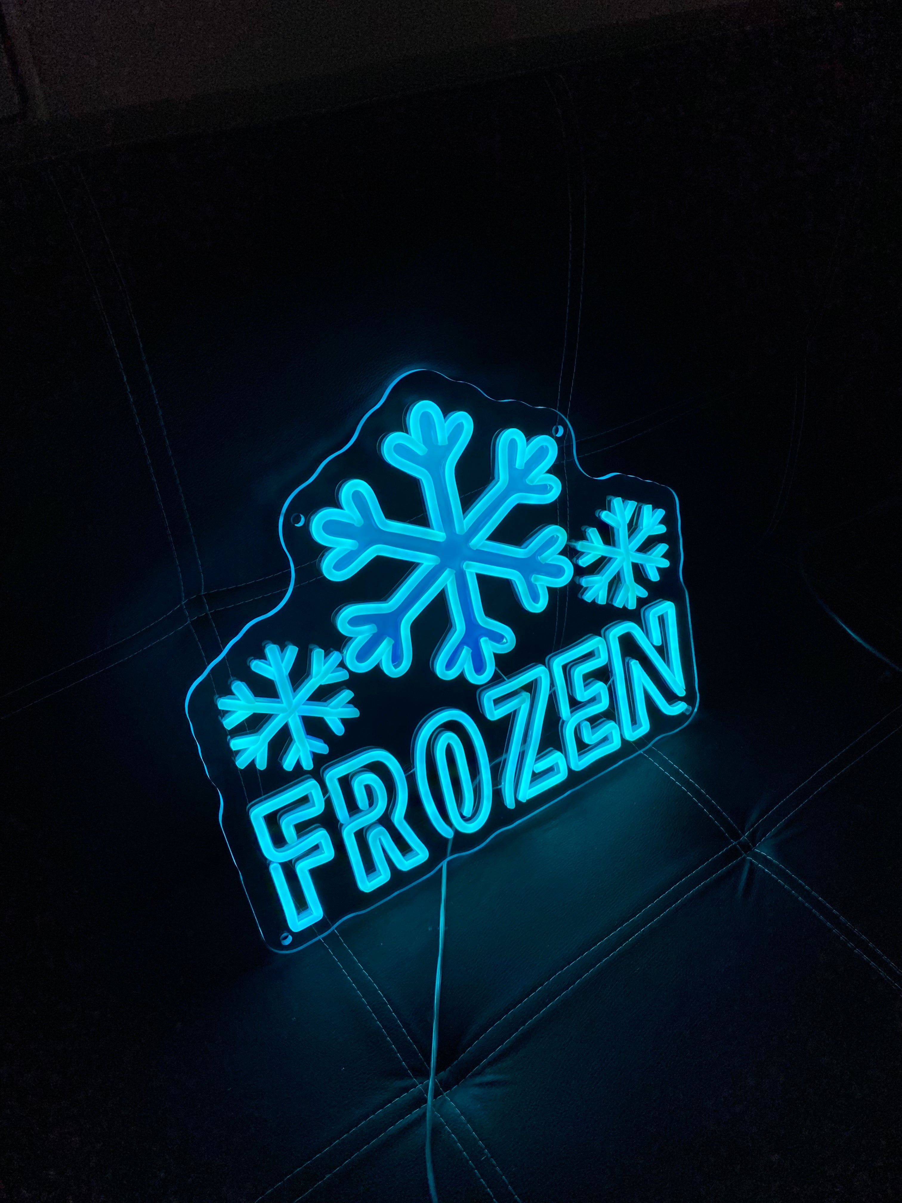 Frozen Snowflake Wall Light for Kids LED neon sign product image