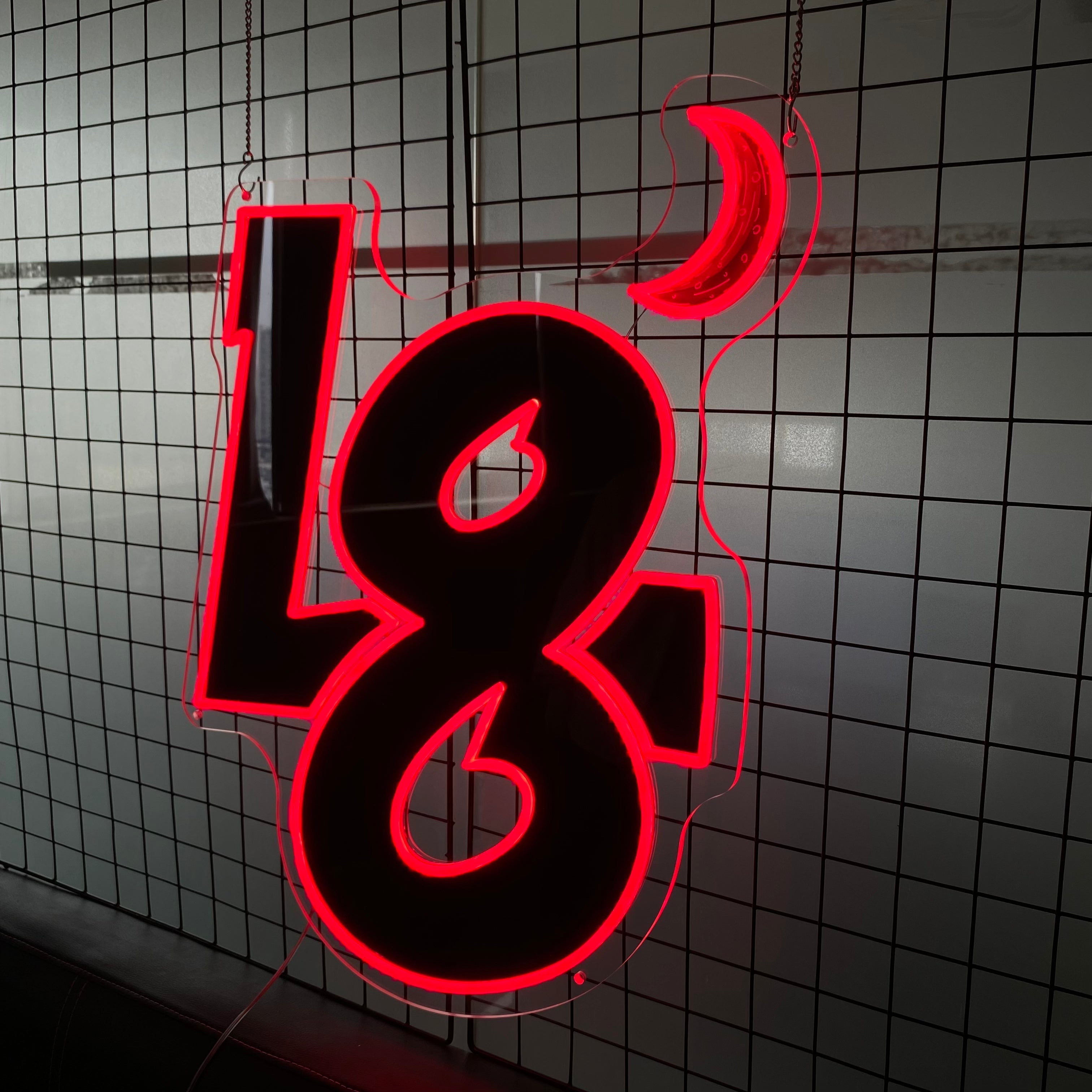 Custom 18 for Teen Room Decor LED neon sign product image
