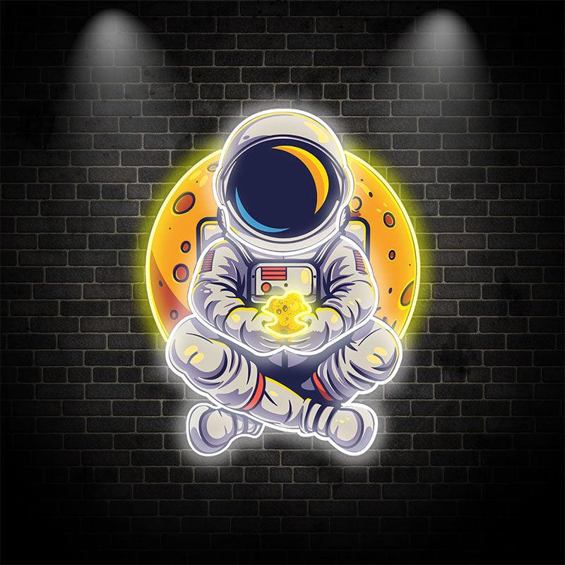 Brand New Finished Astronaut Lights.dm LED neon sign by NeonCS
