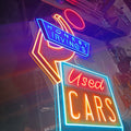 Custom Used Car - Retro Car Dealership LED neon sign by NeonCS
