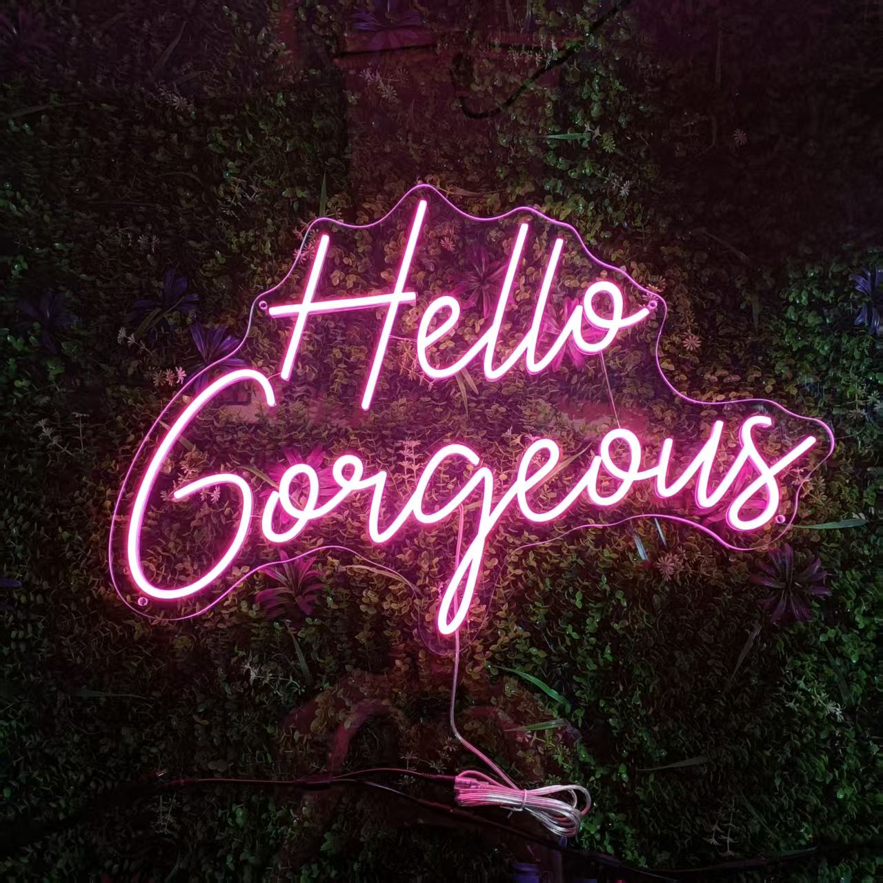 Hello Gorgeous - for Beauty Salon LED neon sign product image