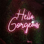 Hello Gorgeous - for Beauty Salon LED neon sign product image