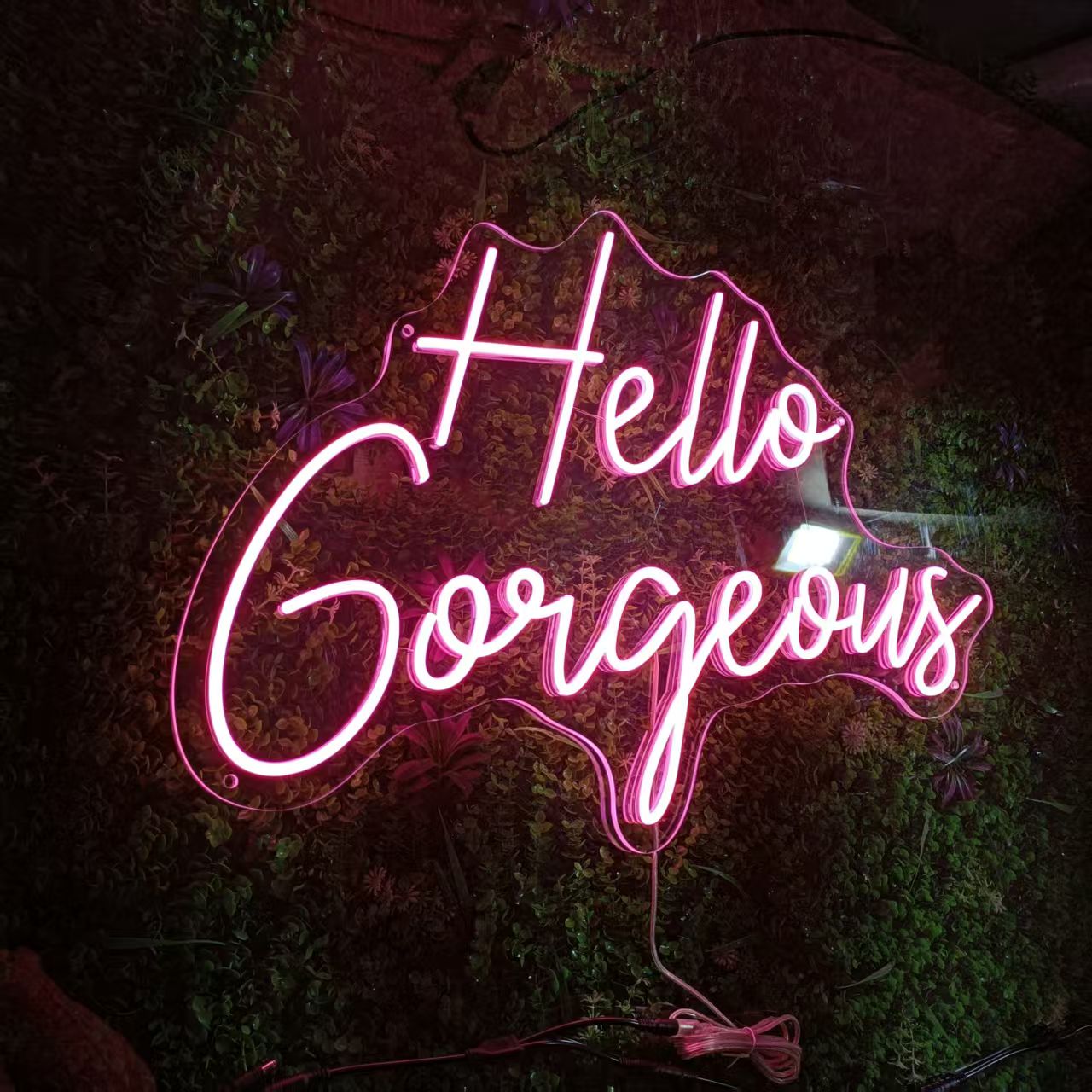 Hello Gorgeous - for Beauty Salon LED neon sign product image