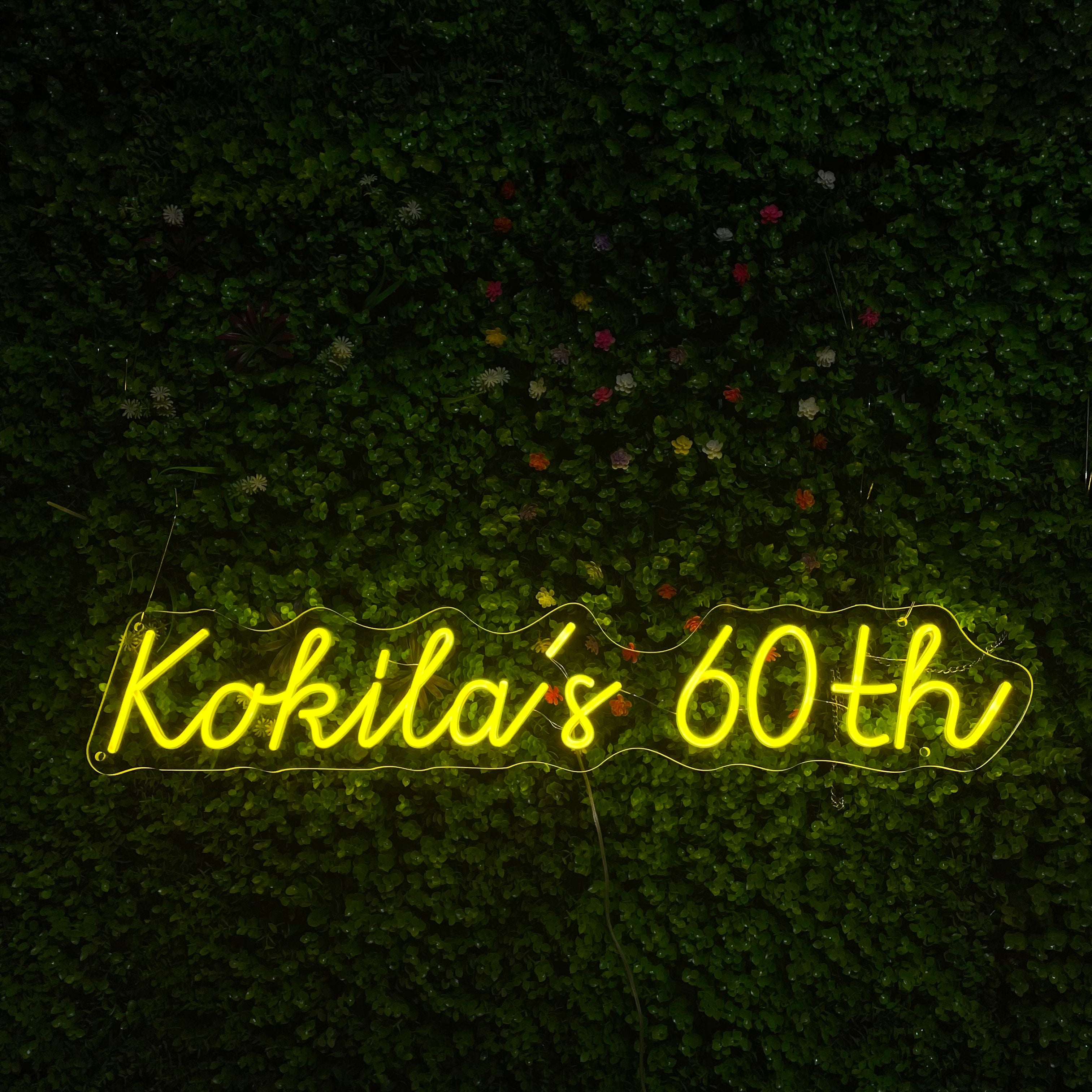 Custom Birthday Name & Age - with Your LED neon sign product image