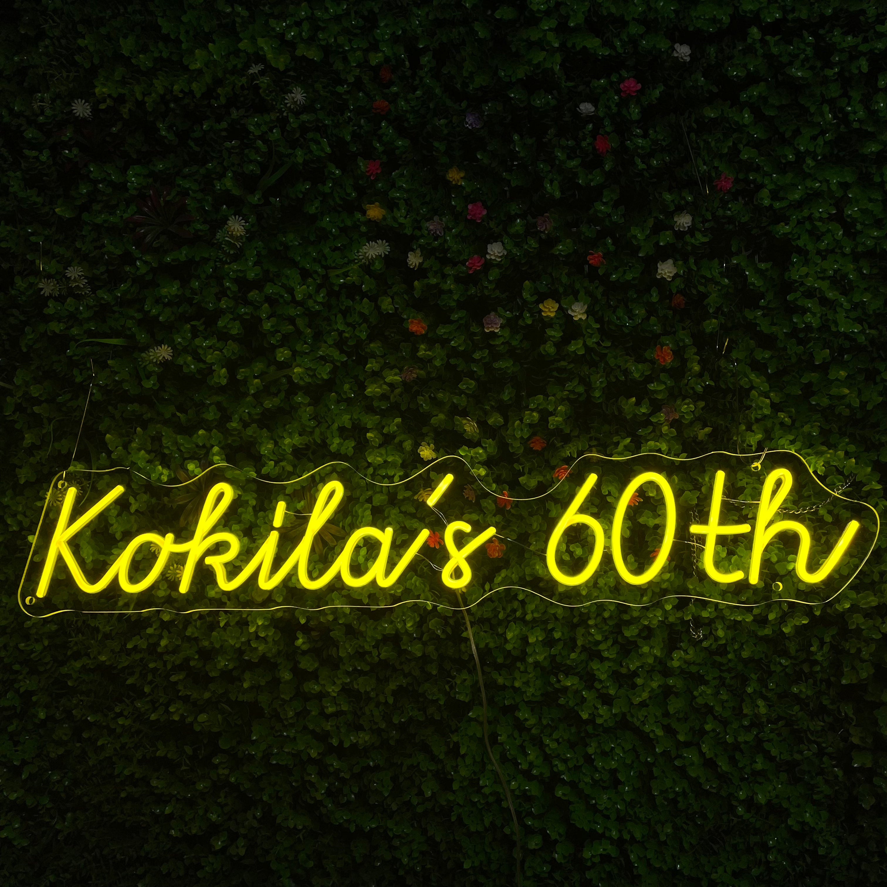 Custom Birthday Name & Age - with Your LED neon sign product image