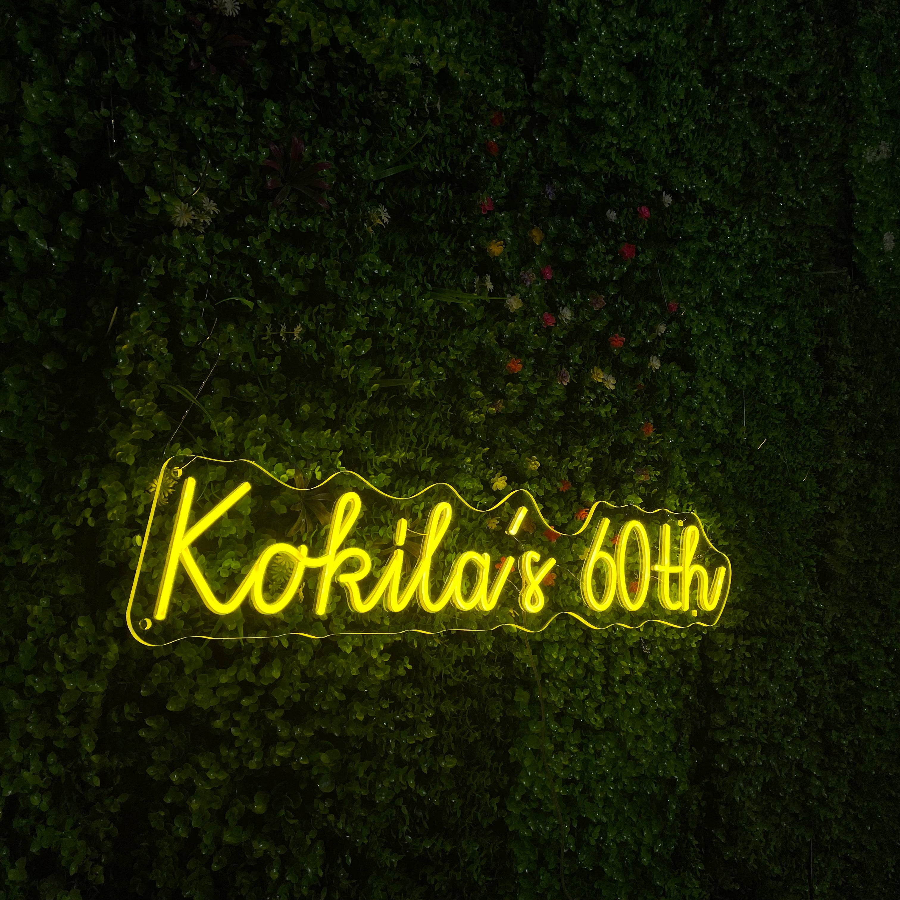 Custom Birthday Name & Age - with Your LED neon sign product image