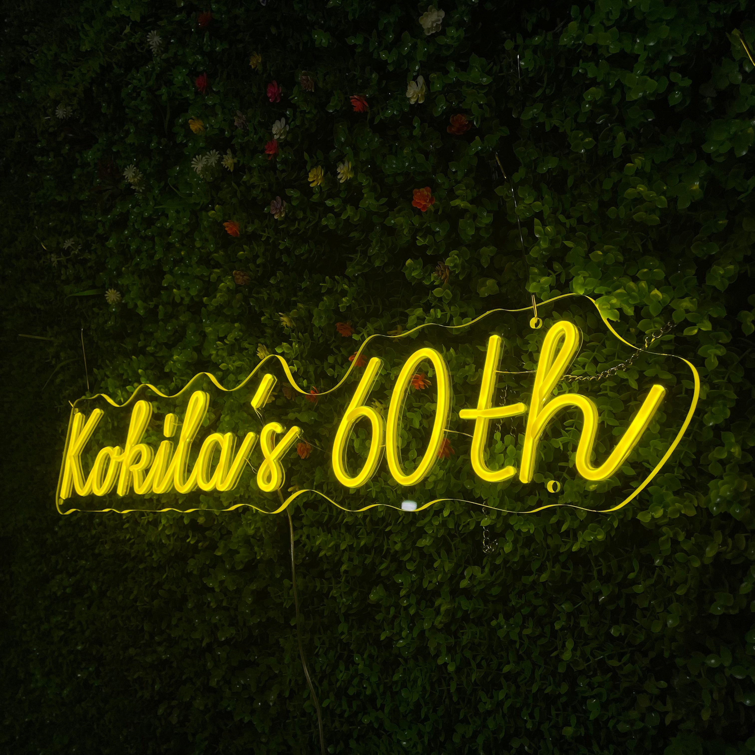 Custom Birthday Name & Age - with Your LED neon sign product image