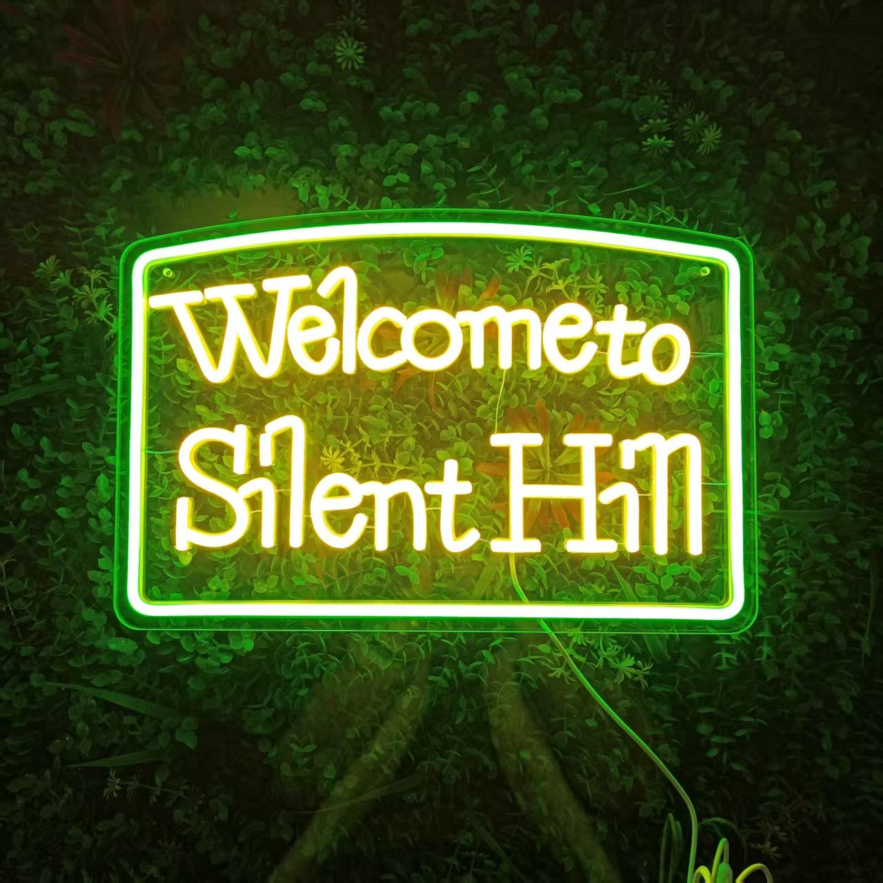 Green and Yellow Sign ，ideal for LED neon sign product image