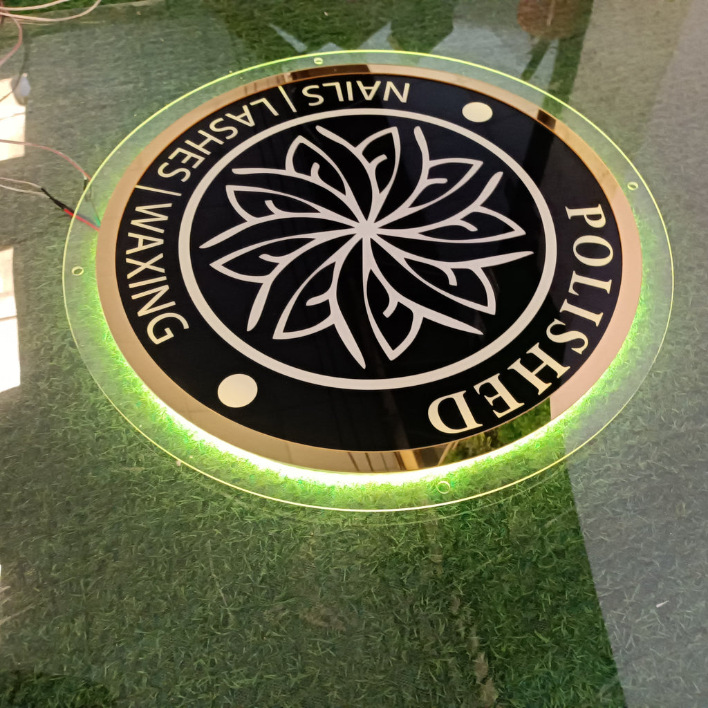 Custom Acrylic Backlit Sign Stunning LED neon sign product image