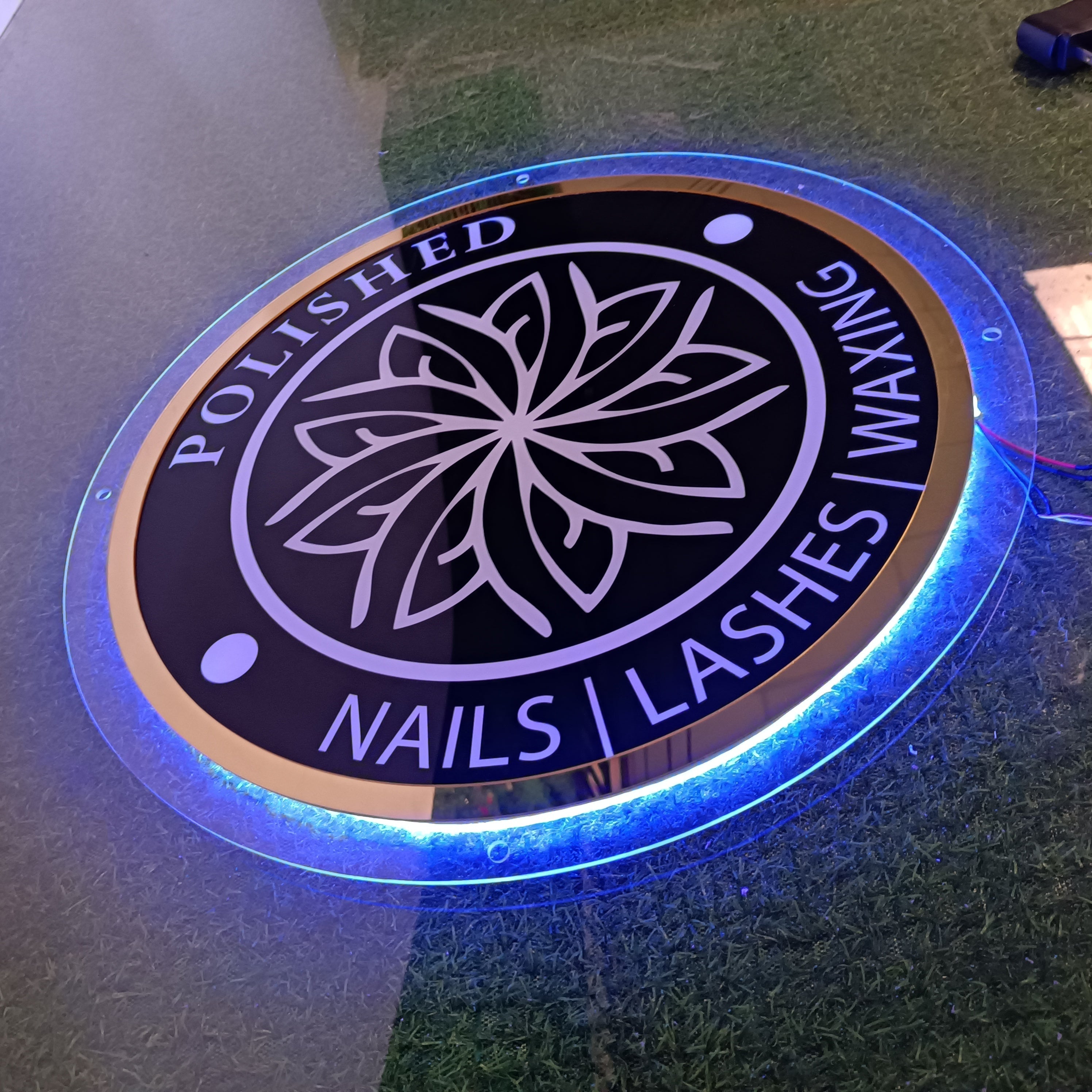 Custom Acrylic Backlit Sign Stunning LED neon sign product image