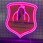 Personalised Pink Ideal for Beauty LED neon sign by NeonCS