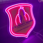 Personalised Pink Ideal for Beauty LED neon sign product image