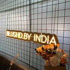 Gold Mirror Acrylic for Lip Blush LED neon sign product image