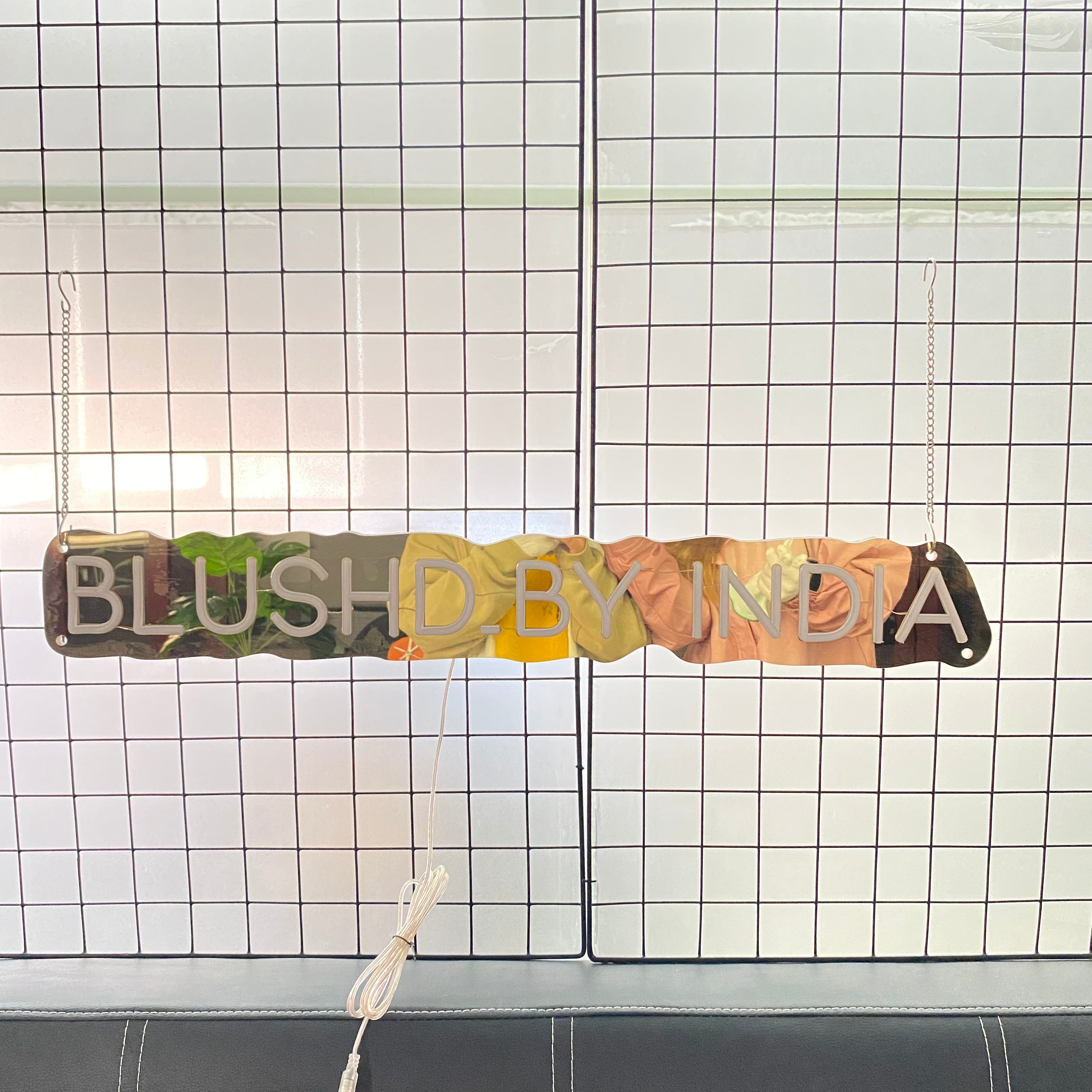 Gold Mirror Acrylic for Lip Blush LED neon sign product image