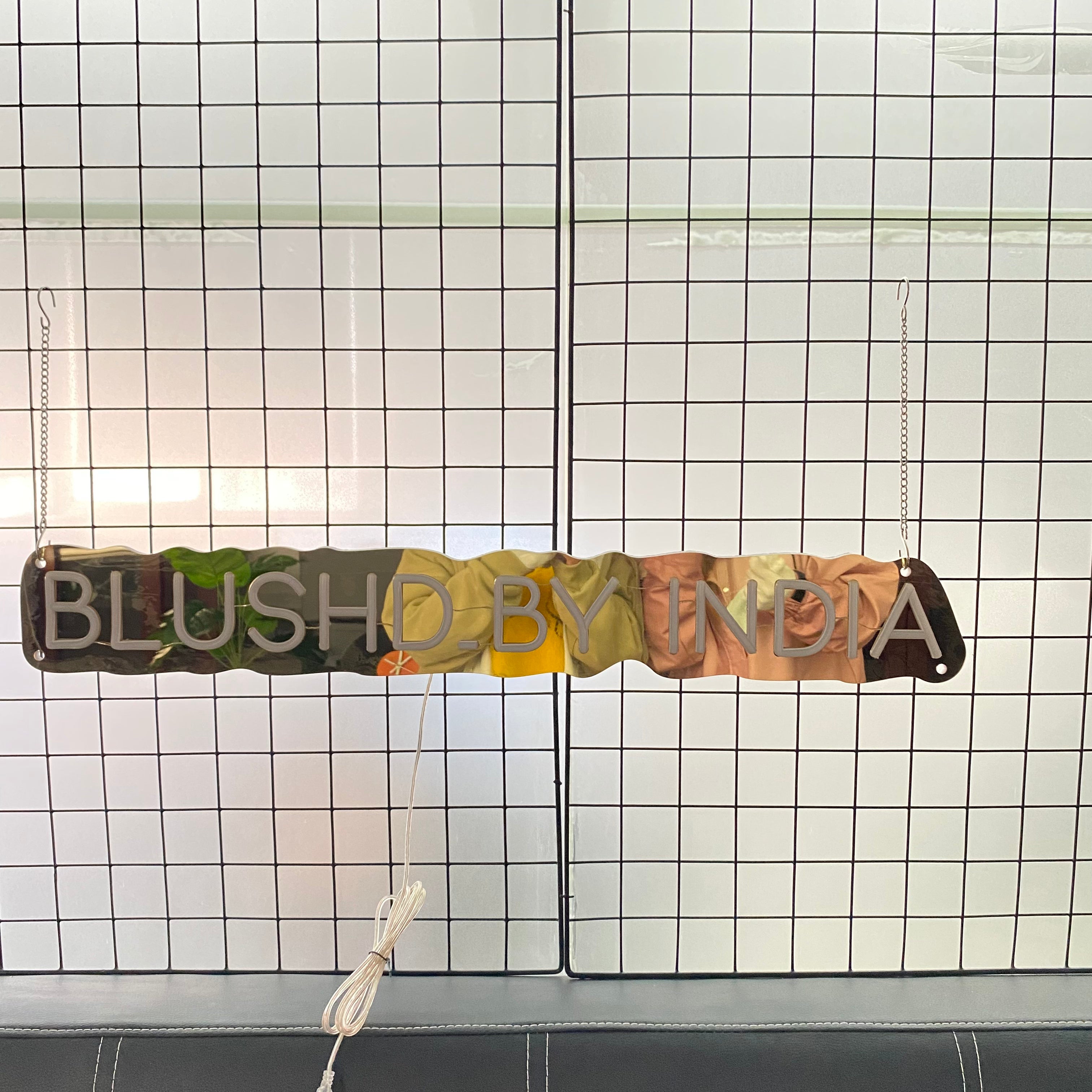 Gold Mirror Acrylic for Lip Blush LED neon sign product image