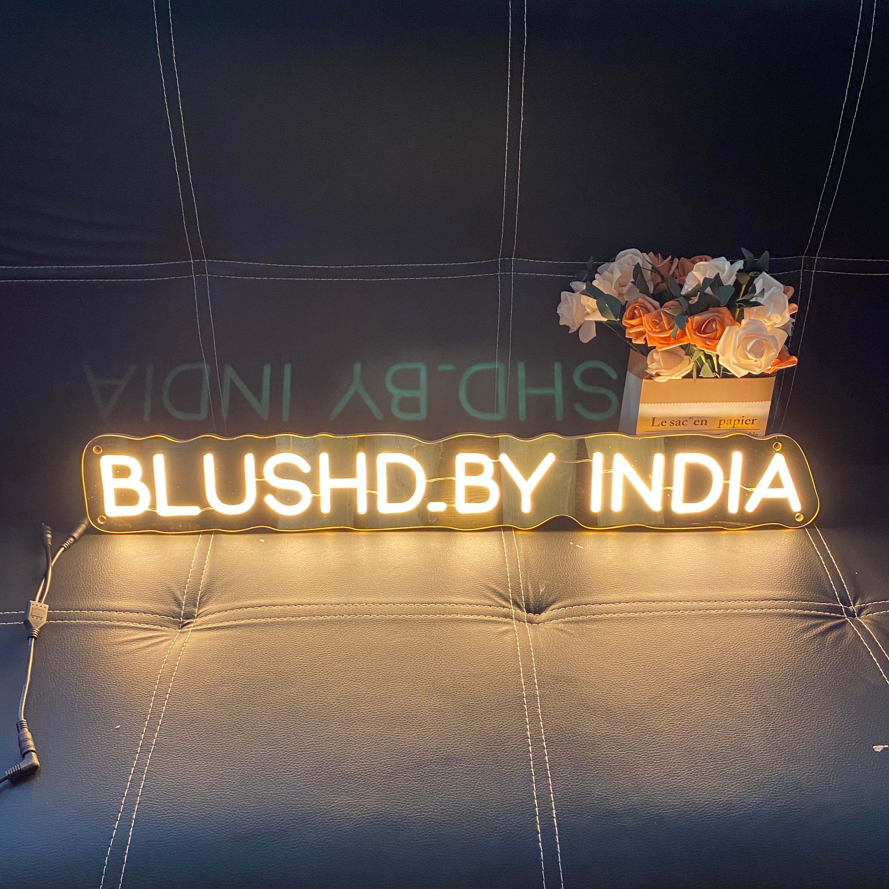 Gold Mirror Acrylic for Lip Blush LED neon sign product image