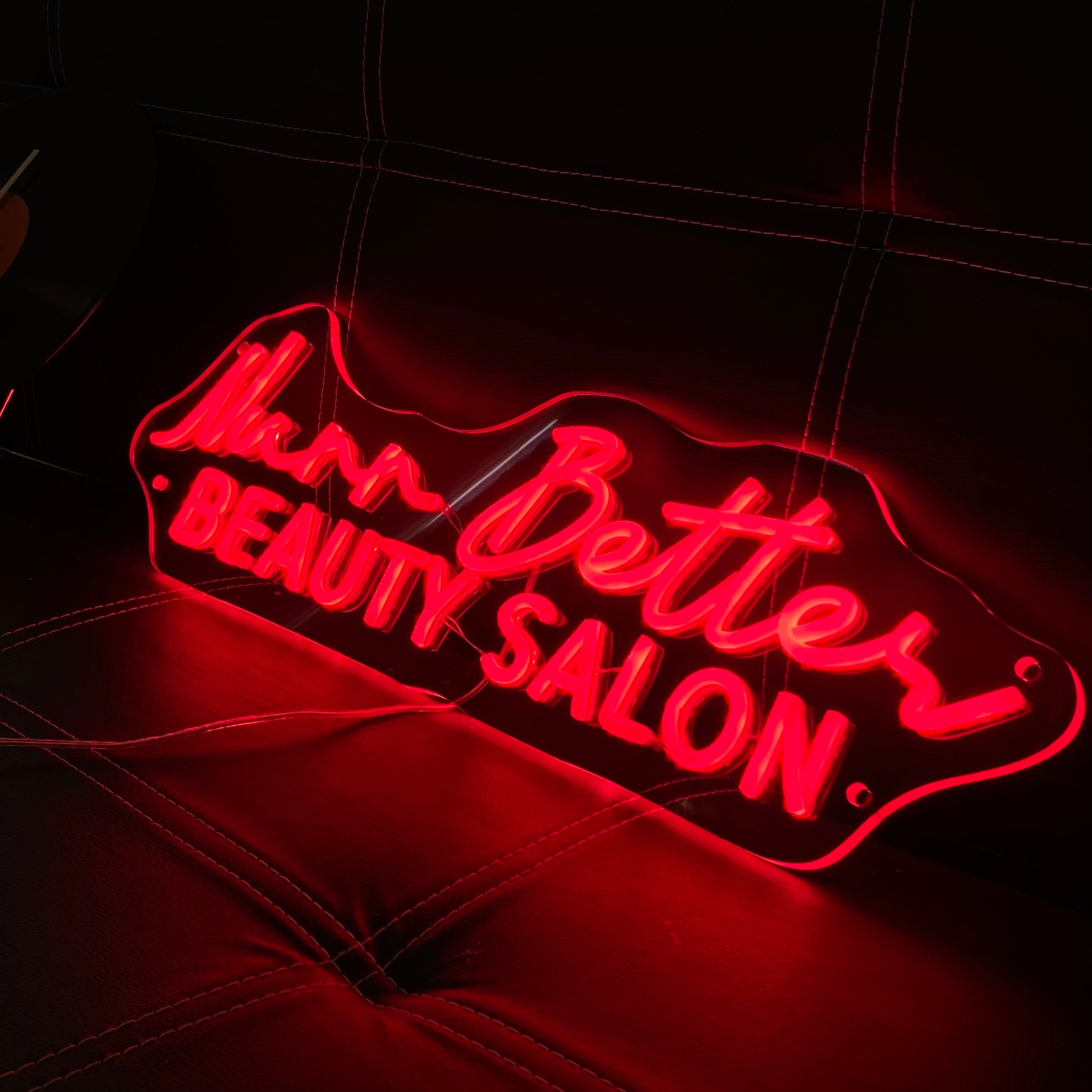 Custom Beauty Salon Business Studio LED neon sign product image