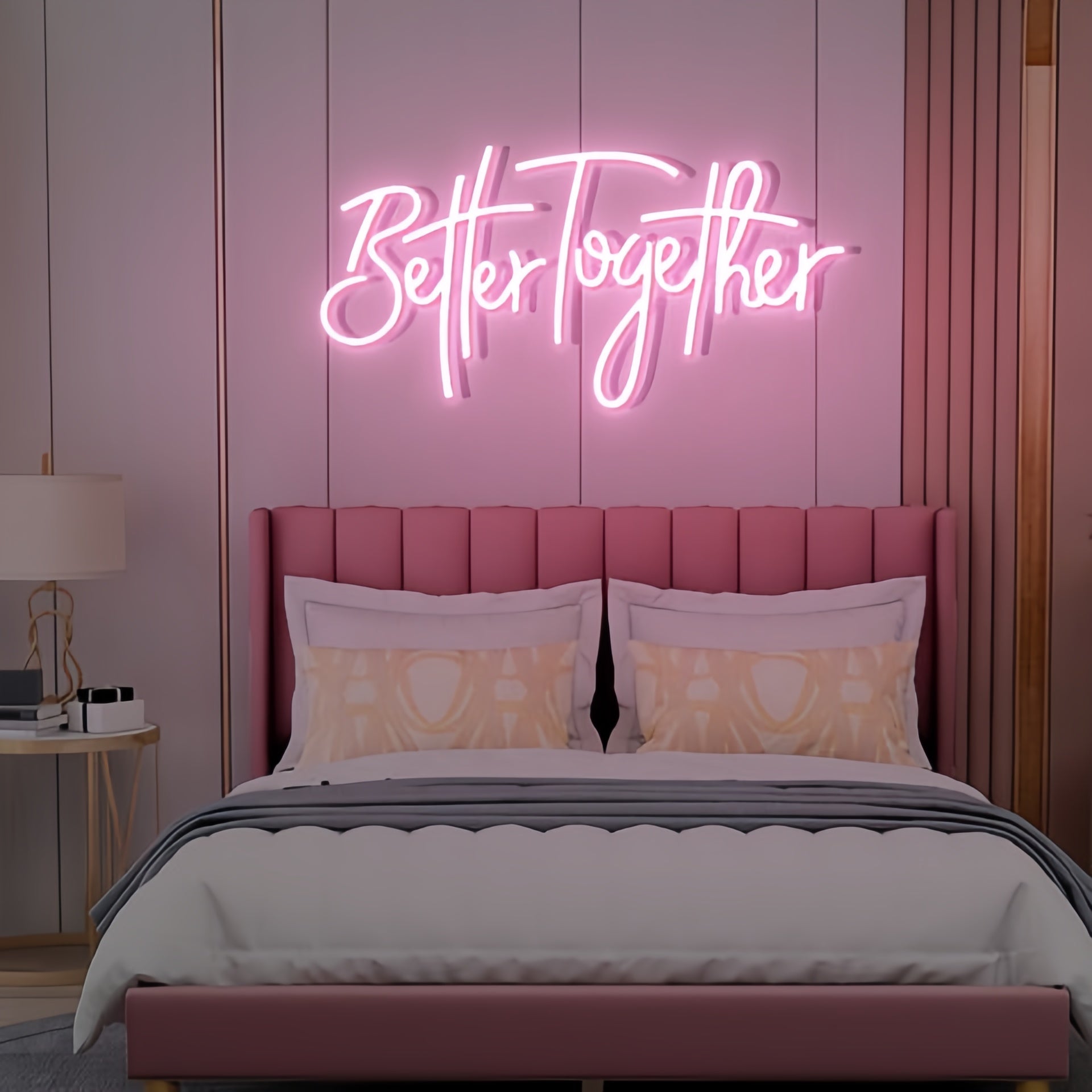 Custom Better Together - Romantic Wall LED neon sign by NeonCS