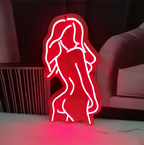 Custom Woman Back - Artistic Curvy LED neon sign by NeonCS