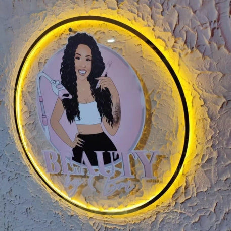 Custom Business Acrylic Signs Uv Print LED neon sign product image