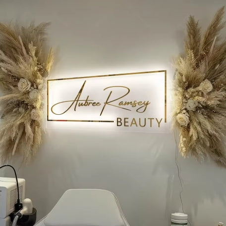 Custom LED Acrylic Metal Sign Business LED neon sign by NeonCS